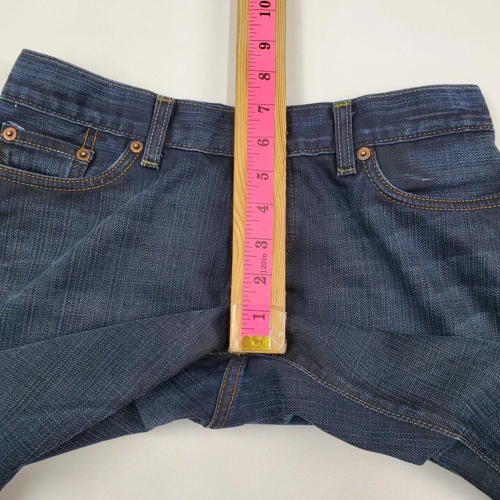 Lucky Brand Womens 4/27 Dark Wash Low Rise Bootcut Jeans‎ Classic Retro Denim